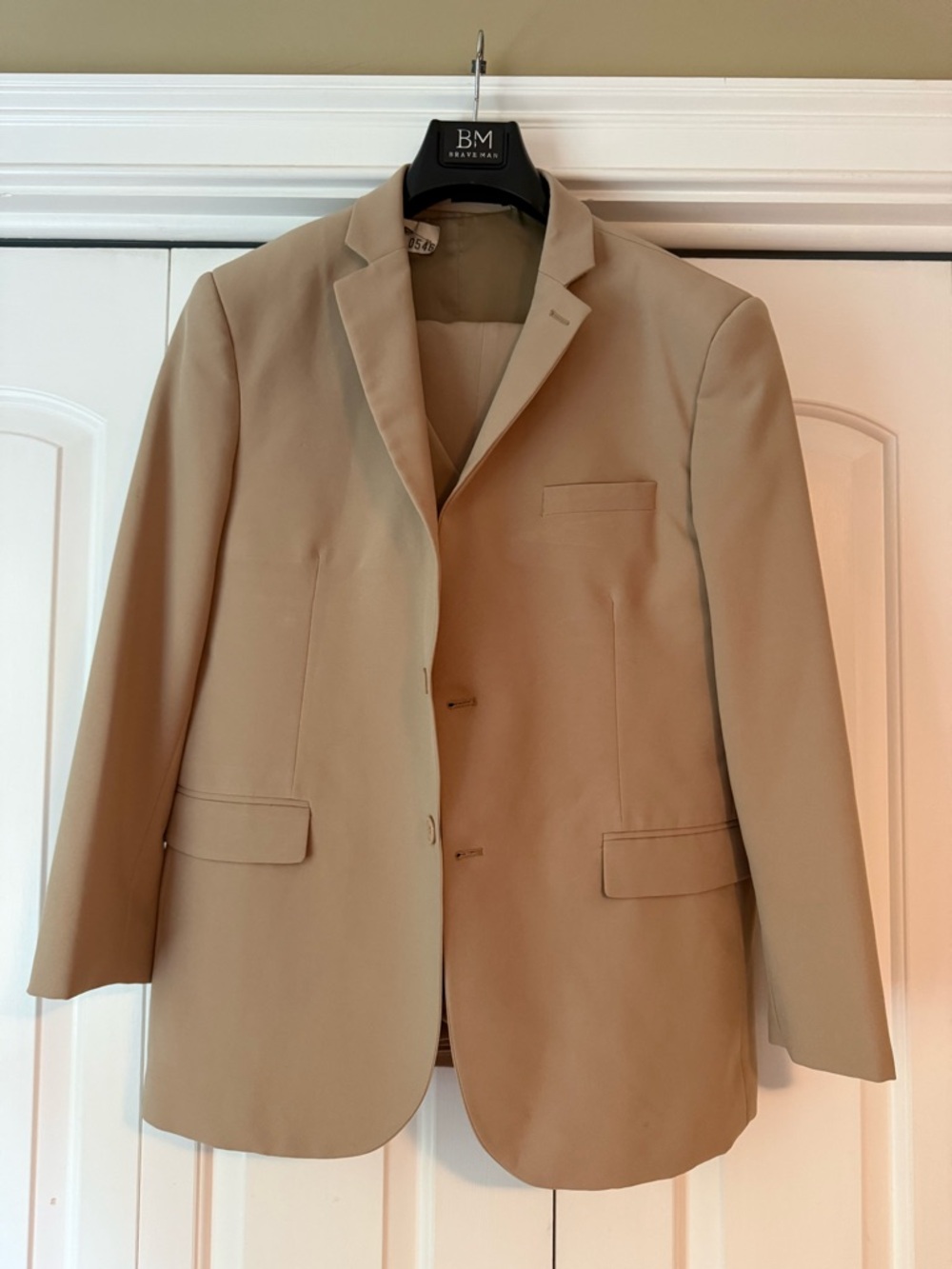 Men's Tan 3 piece suit - Classic Tailored Fit